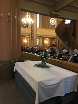 Lotta Svärd Porin paikallisosaston 100-vuotismuisto- ja kiitosjuhla Keski-Porin kirkossa 27.10.2019