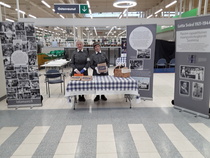 Lottaperinne Pori ry myi TALVISODAN LEIPÄÄ Porin Prisman aulassa talvisodan 80-vuotismuistopäivänä 13.3.2020.