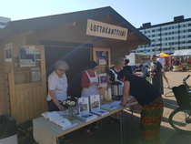 Lottaperinne Pori piti Lottakanttiinia heinäkuun helteissä Suomi Areenan ja Pori Jazzin aikaan 2018