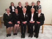 Lottaperinne Pori ry:n hallitus v. 2018
Ylh. vas. Leila Wester, Leena Suominen, Helena Spinkkilä, Raija Lempinen, Raija Diomin.
Alh. vas. Aira Hyvärinen, Ritva Mannila, Helvi Walli, Britta Raitala, Eila Aalto-Setälä.
